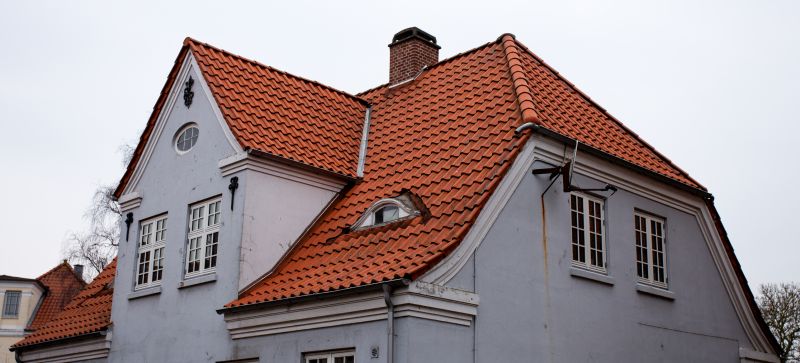 Finished Tile Roof with Architectural Details